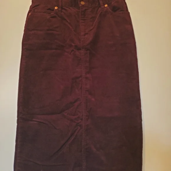 Muji corduroy A-line skirt - Main Image